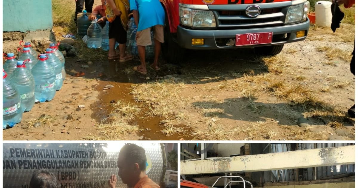 Kemarau Picu Krisis Air Bersih, Warga Sindangpala Rancabungur Terima Bantuan Air Bersih