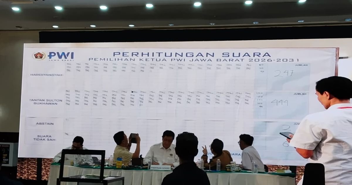 Tantan Terpilih Jadi Ketua PWI Jabar, Usai Menang Telak