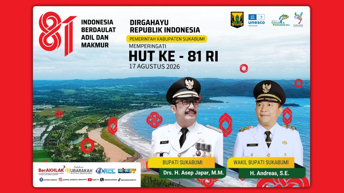 Pemkab Sukabumi Semarakkan HUT ke-81 RI, Usung Semangat Indonesia Berdaulat, Adil dan Makmur