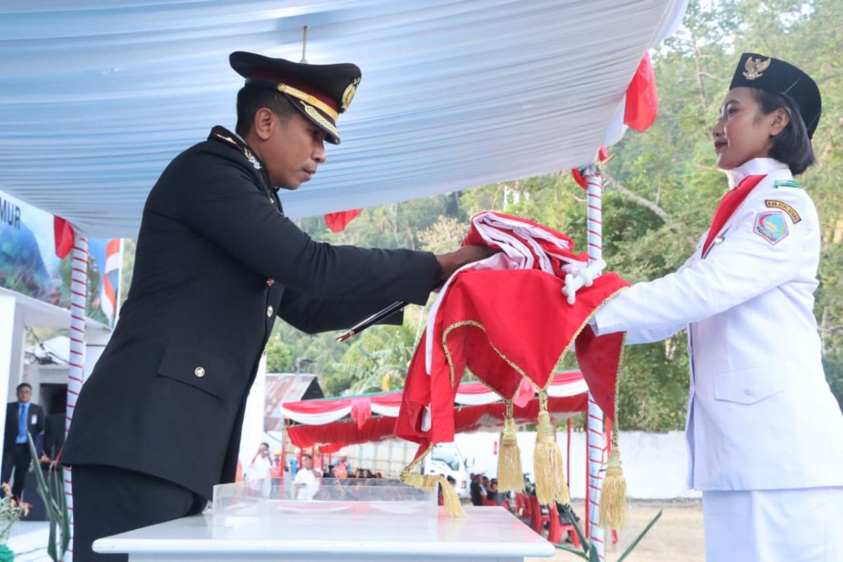 Semarak Peringatan HUT ke-81 RI di Sitaro, Kapolres AKBP Ronald Andry Ajak Masyarakat Menjaga Semangat Persatuan