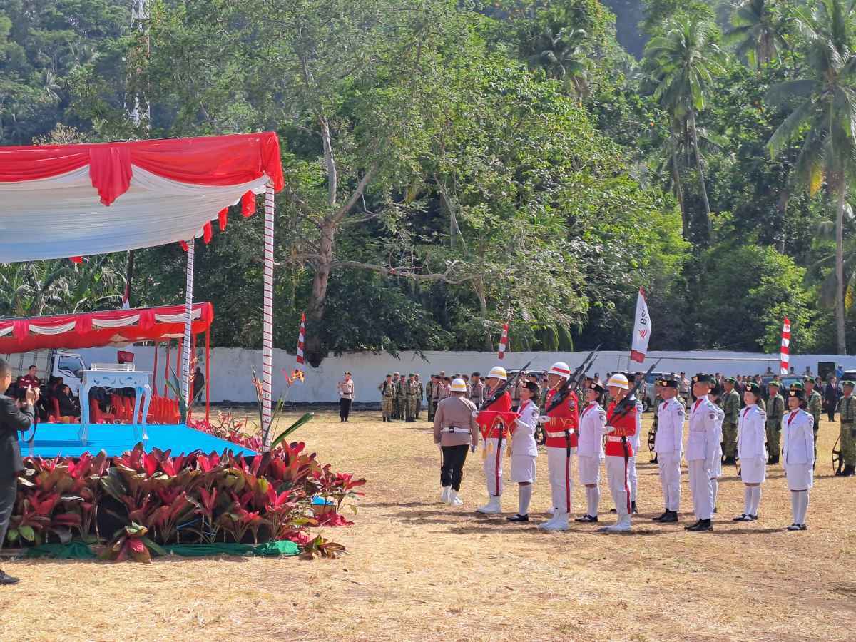 Kampung Pahepa Kibarkan Semangat Nasionalisme di Siau