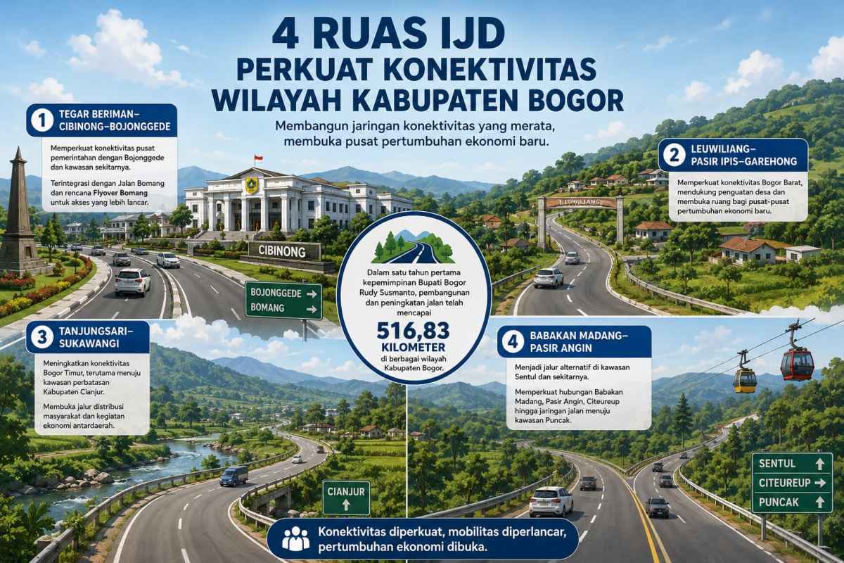 Bogor Perkuat Konektivitas dan Ekonomi Lewat 4 Ruas Jalan Program IJD