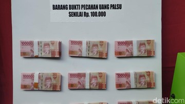 Jaringan Pemalsu Uang Terbongkar, Produksi Ganda Berujung Produk Cacat