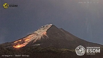 Guguran Awan Panas Merapi Lampaui 2 Km, Aktivitas Vulkanik Meningkat