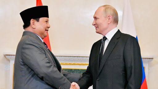 Prabowo-Putin Bertemu di Vladivostok, Perkuat Ekonomi Indonesia-Rusia