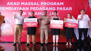 Modal Rp 48 Miliar Mengalir ke Pedagang Pasar Kramat Jati, Akses Pembiayaan UMKM Dibuka