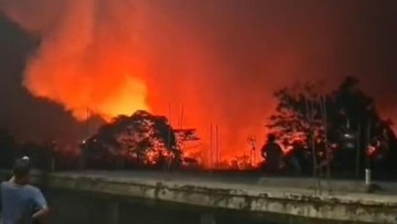 Akses Sulit Hambat Pemadaman Kebakaran di TPA Galuga Bogor