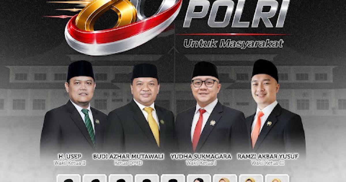 DPRD Kabupaten Sukabumi Sampaikan Ucapan Selamat Hari Bhayangkara ke-80, Apresiasi Pengabdian Polri