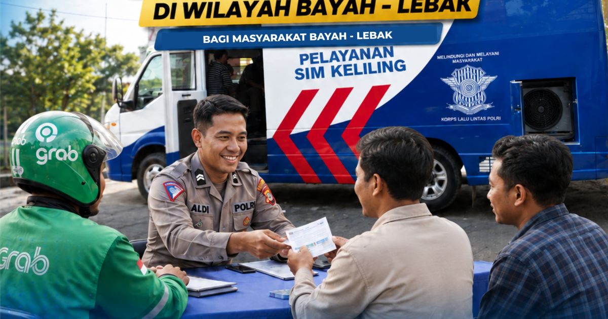 Polda Banten Hadirkan Layanan SIM Keliling untuk Masyarakat Bayah Lebak