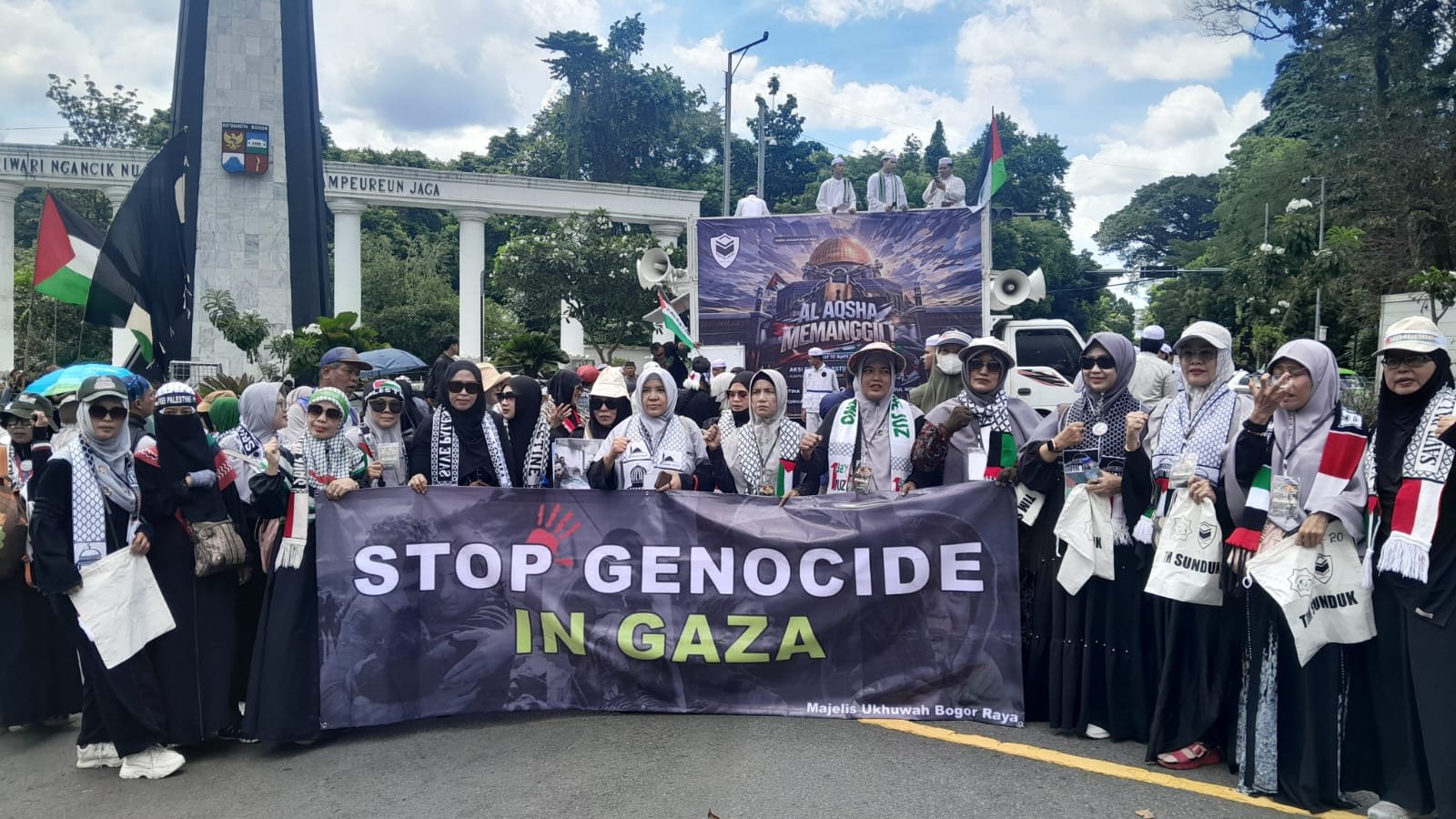 Majelis Ukhuwah Bogor Raya Sampaikan 7 Tuntutan Bela Palestina