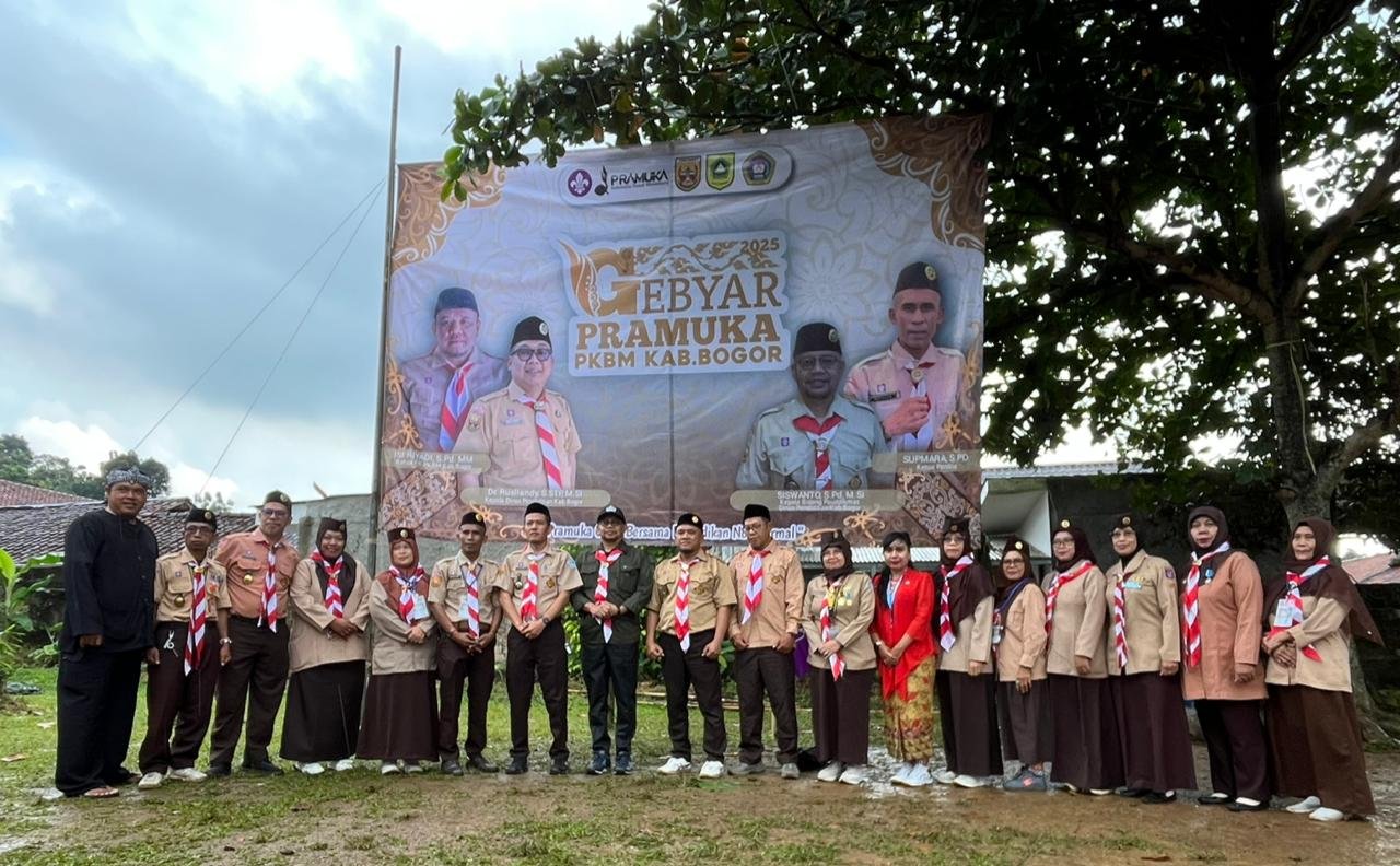 Jambore Pramuka PKBM Kabupaten Bogor Diikuti 400 Pelajar, Tanamkan Nilai Kedisiplinan