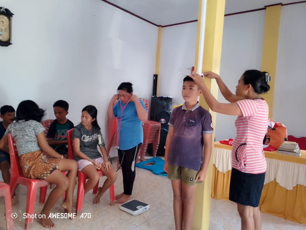 Pemerintah Kampung Pahepa Rutin Laksanakan Pos Yandu Remaja