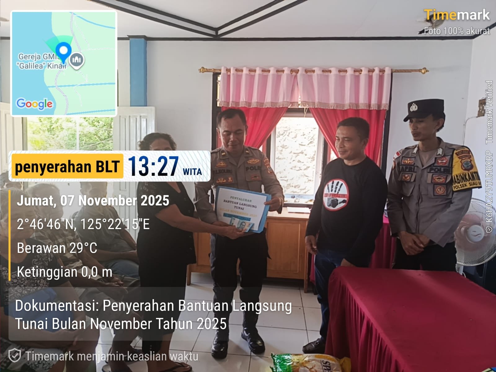 Pemerintah Kampung Kinali Kembali Salurkan BLT DD Untuk 35 KPM