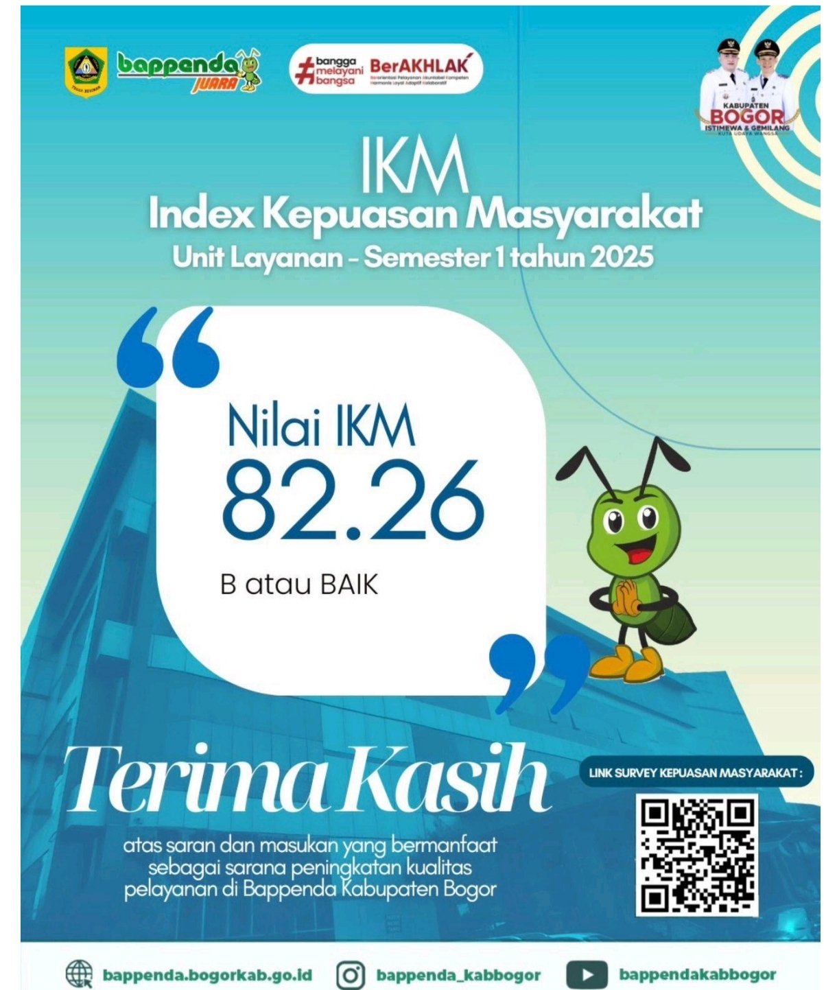 Publikasi Kinerja Bappenda Kabupaten Bogor Tahun 2025