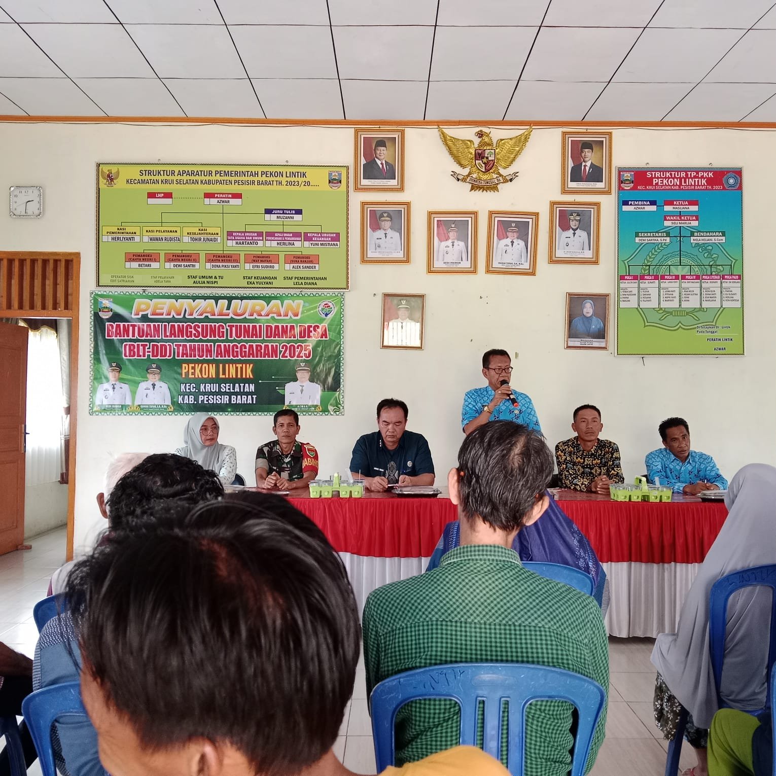Pemerintah Pekon Lintik Kec Krui Selatan Salurkan BLT DD Tahap 3 kepada 20 KPM