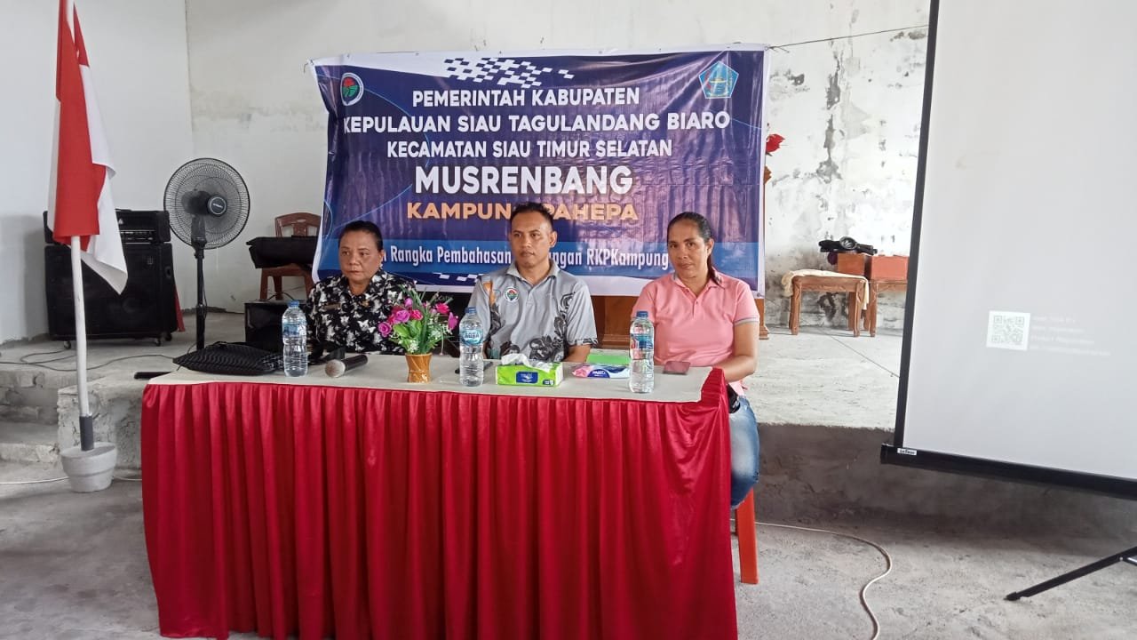 Pemerintah Kampung Pahepa Gelar Musrenbang KampungTahun 2026