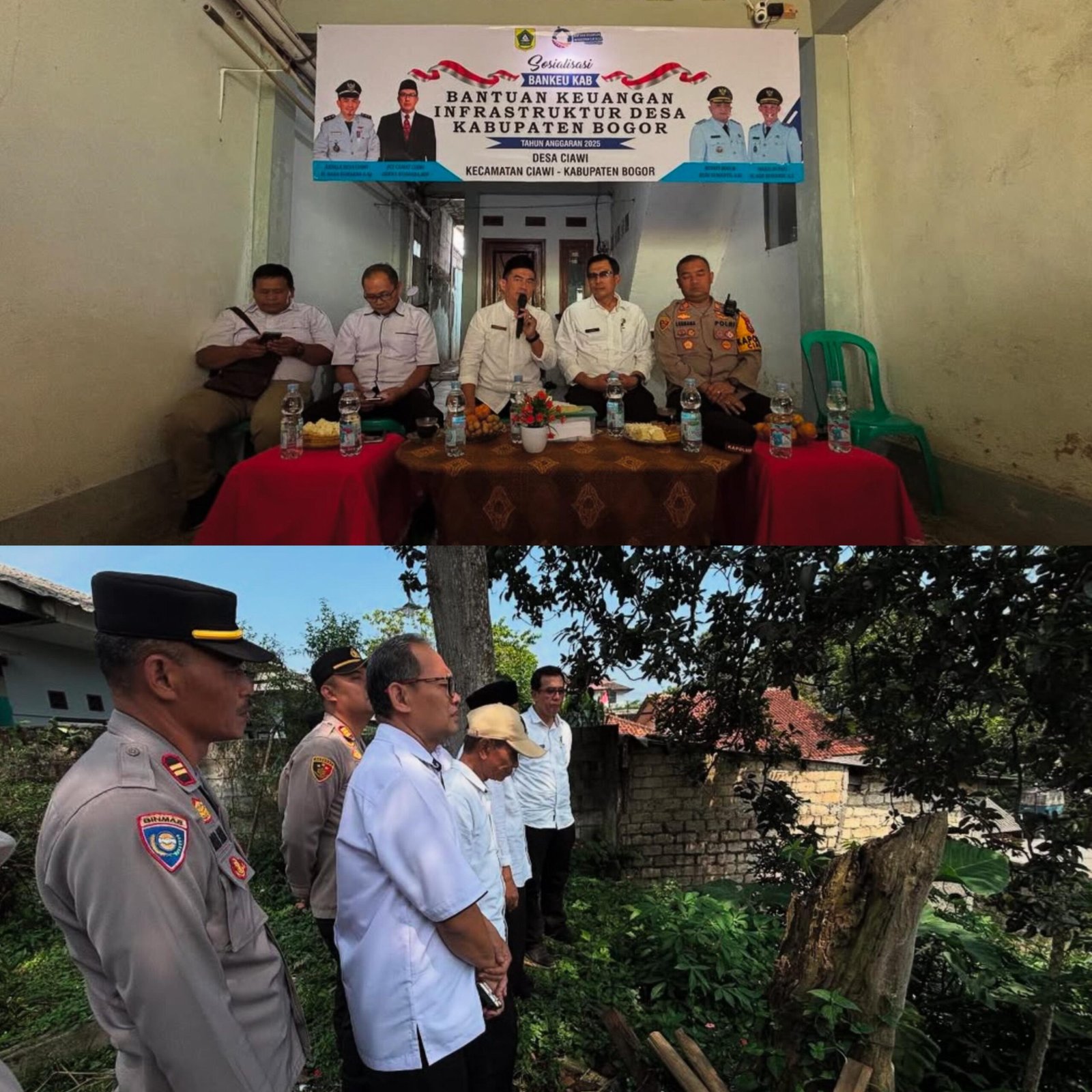 Antisipasi Cegah Longsor, Pemdes Ciawi Gercep Bangun TPT Lewat Bankeu
