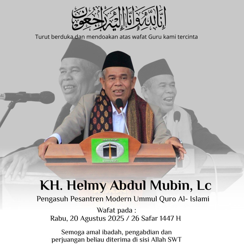 KH Helmy Abdul Mubin Pendiri Pesantren Modern Ummul Quro Al-Islami Leuwiliang Bogor, Tutup Usia