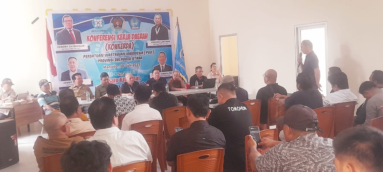 PWI 15 Kabupaten/Kota se-Sulawesi Utara Sepakat Mendukung Hendry Ch Bangun