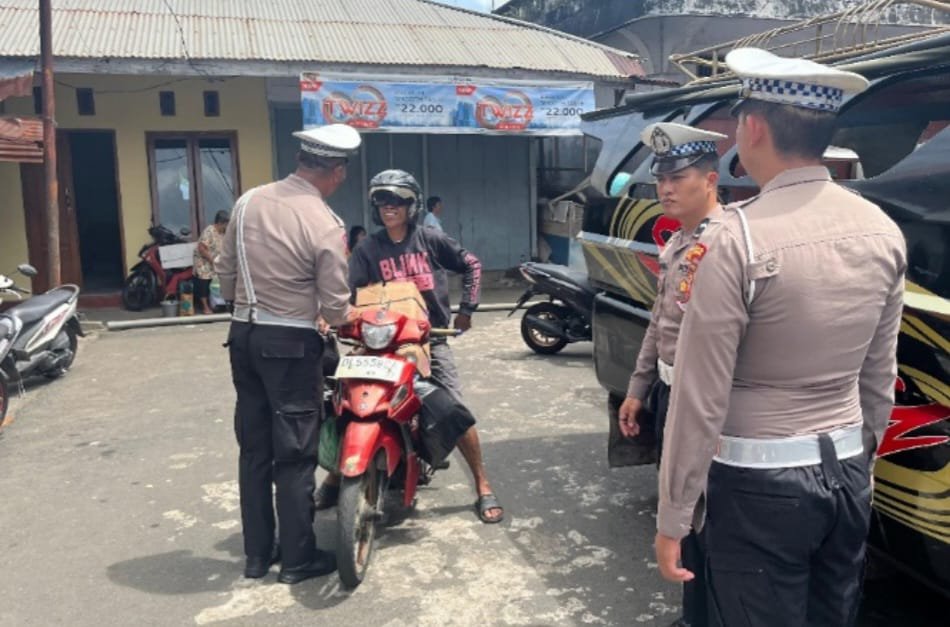504 Pelanggaran Terjaring di Hari Pertama Operasi Patuh Samrat 2025 Polda Sulut