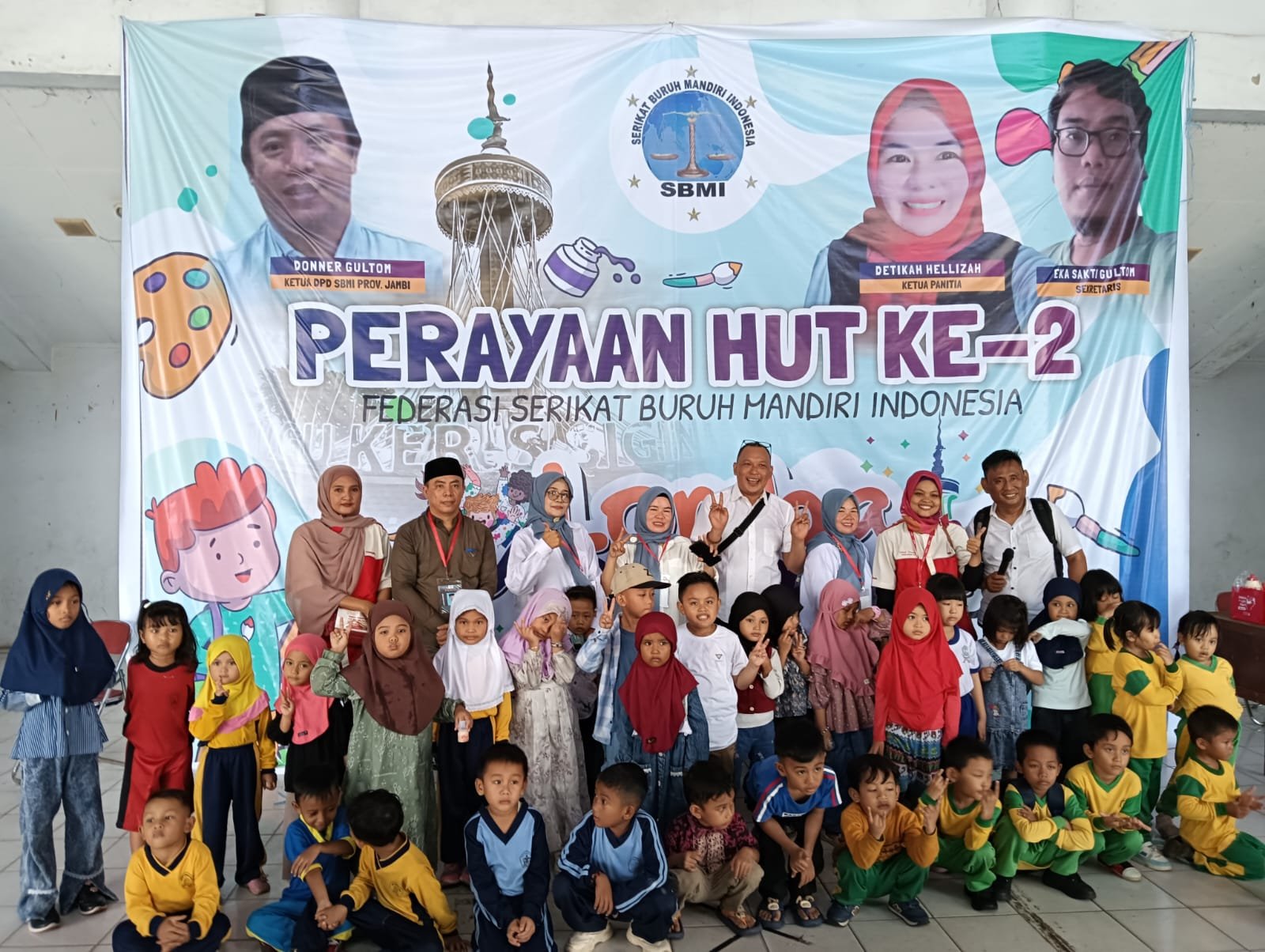 SBMI Jambi Gelar Lomba Mewarnai Dalam Perayaan HUT Ke-2