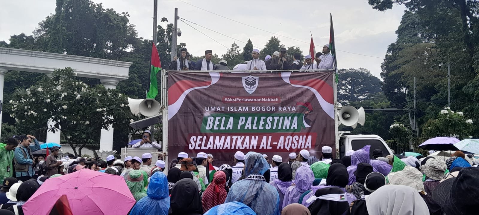 Gaza Masih Berdarah, Ribuan Umat Islam Bogor Raya Kembali Gelar Aksi Bela Palestina