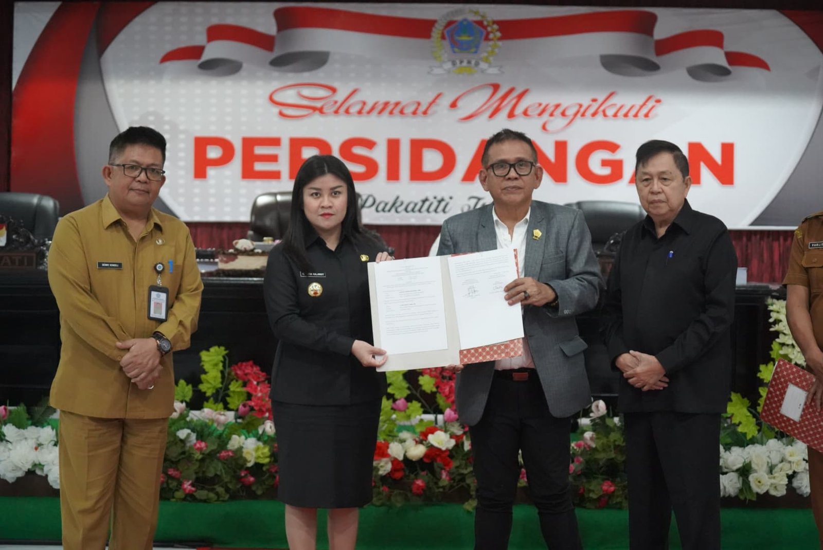 Bupati dan Ketua DPRD Sitaro Tandatangani Rancangan Awal RPJMD 2025 -2029