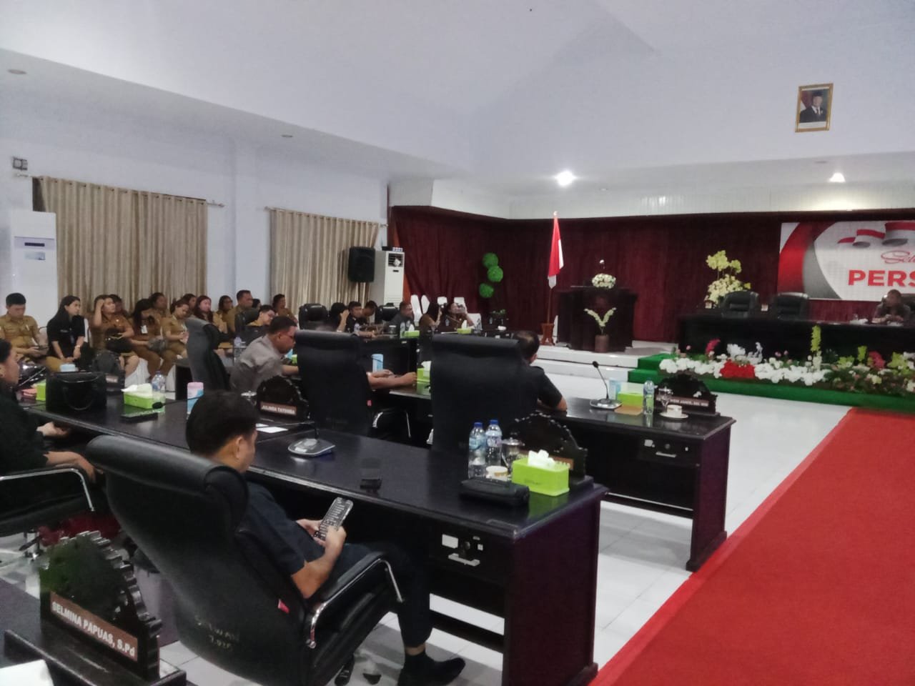 Rapat Kerja Gabungan Komisi DPRD Bersama Pemkab Sitaro, Bahas LKPJ Bupati Tahun 2024