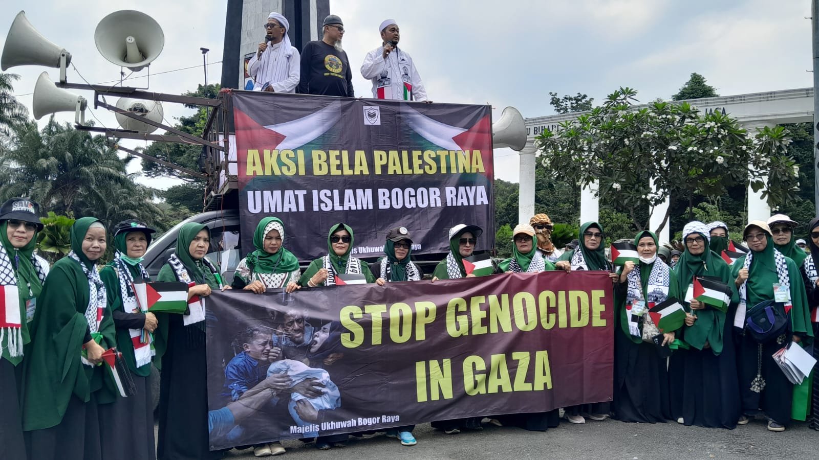 Majelis Ukhuwah Bogor Raya Gelar Aksi Solidaritas Bela Palestina, Desak Hentikan Genosida
