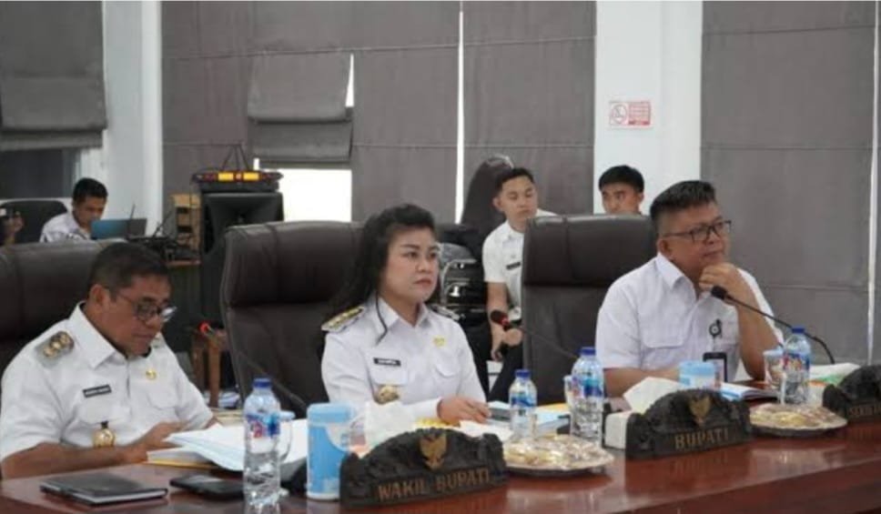Bupati dan Wabup Sitaro Bersama Sekda Sitaro Ikuti Peluncuran Program Komisi Pemberantasan Korupsi (KPK)