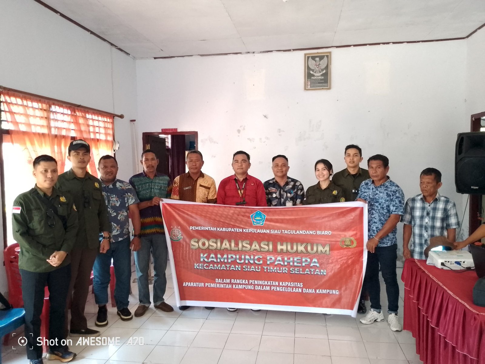 Pemerintah Kampung Pahepa Sitimsel Ikuti Penyuluhan Hukum