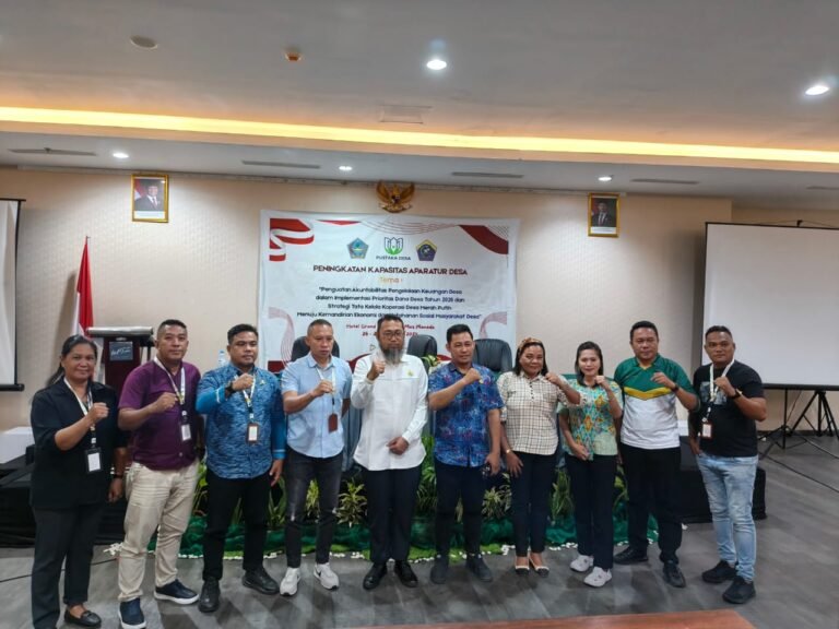 Pemerintah Kampung Dompase Siau Tengah Ikuti Bimtek Peningkatan Kapasitas Aparatur Desa