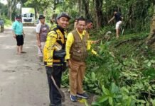 Sinergi Dinas PU dan Kecamatan Bojonggenteng Jaga Kebersihan Jalan Balitri–Pakuwon