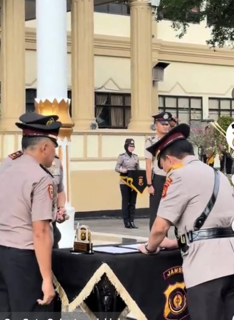 Kapolda Jambi Pimpin Sertijab Wakapolda