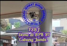 FSBJ Gelar Aksi Damai di BPK RI Perwakilan Jambi, Soroti Proyek Batching Plant PT Adhipati Bangun Nagara