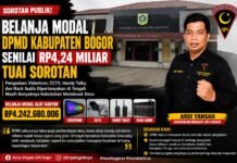 GPII Kritik Belanja Barang Rp 4,2 Miliar DPMD Kabupaten Bogor Sebagai Pemborosan